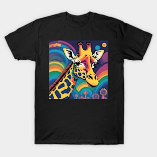 Trippy Giraffe T-Shirt